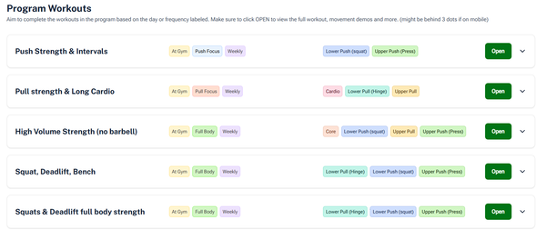 Free Gym Program: Back to Basics Strength